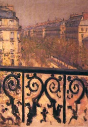 A balcony in Paris